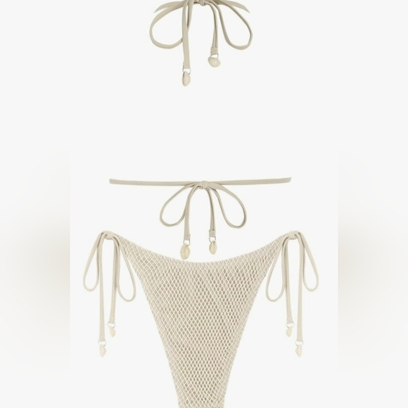 ZAFUL Triangle Fishnet Bikini #435 NWT - Picture 7 of 12